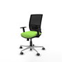 PIQUERAS Y CRESPO Silla de oficina Yunquera Pistacho/Negro