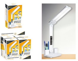 POESSA Lámpara de estudio LED recargable con cubiletes
