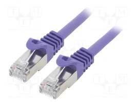 GEMBIRD Patch cord Cat 6a S/FTP 5m violeta