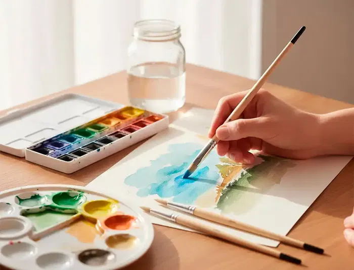 Liderpapel Pincel nº 13 Punta Redonda de Cerda para Oleo y Acrílica Certificado FSC