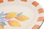 DKD Home Decor Bandeja Mediterraneo Limones 25 Gres Amarillo Azul Blanco 26 x 3.3 x 35 cm (2 Unidades)