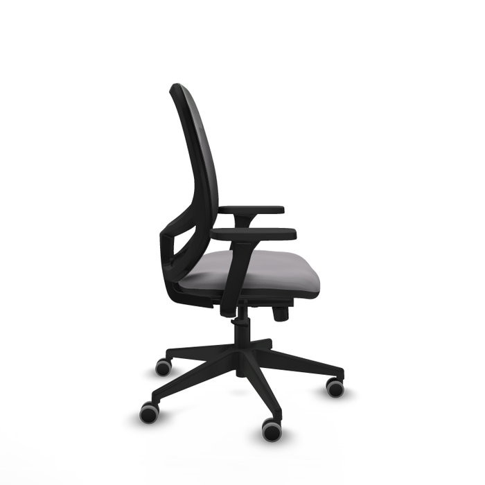 PIQUERAS Y CRESPO Silla de oficina Cilanco con mecanismo Sincro, Gris y Negro