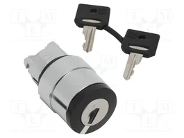 SCHNEIDER ELECTRIC Interruptor rotativo con llave Harmony XB4 22mm negro
