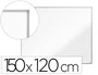 NOBO Pizarra blanca magnética Essence acero lacado 1500 x 1200 mm