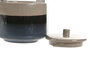 DKD Home Decor Tetera Oriental Loving 25 Porcelana y Bambú Azul Gris 13.3 x 20 x 18 cm Capacidad 1L