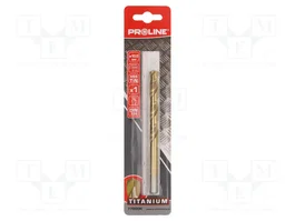 PROLINE Broca para metal de 10 mm HSS-R con recubrimiento de TIN