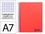 Liderpapel Cuaderno Espiral A7 Micro Wonder Rojo 100 Hojas Cuadro 5mm