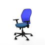 PIQUERAS Y CRESPO Silla de oficina Jorquera con mecanismo Sincro/Traslack Azul