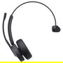 Yealink WH64 Auriculares DECT para Workstation Mono Diadema Supraaural, Inalámbrico/Alámbrico, USB-C, Bluetooth 5.3, 41h Batería, Negro - Oficina/Call Center