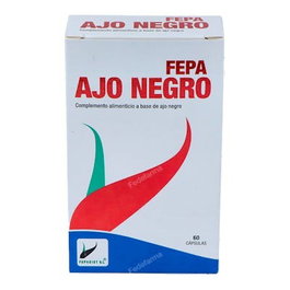 FEPADIET Ajo Negro 2000Mg 60Cap. Complemento Alimenticio para Función Cardiovascular