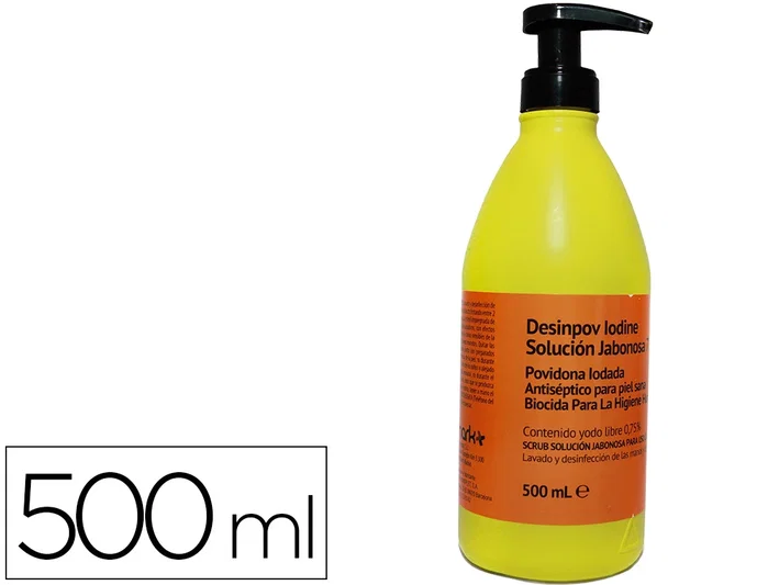 Vaza Clorhexidina Jabonosa 0,8% Desincolor Azul 500 ml