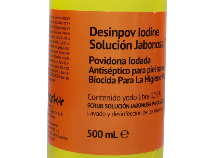 Vaza Clorhexidina Jabonosa 0,8% Desincolor Azul 500 ml