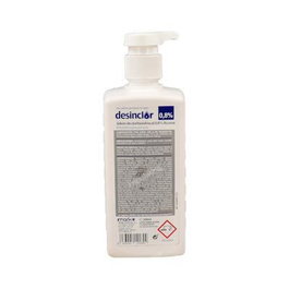 DESINCLOR VET Solución Antiséptica Clorhexidina 0,8% con Jabón 500 ml