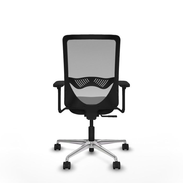 PIQUERAS Y CRESPO Silla de oficina Zulema con mecanismo Sincro, Brazos 3D y malla Gris
