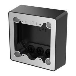 Axis Montajehalter TI8602 Wandhalter para I8016-LVE - Caja de Instalación Superficie Pared, Negro, Aluminio/Acero Inoxidable, IK10 IP69