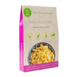 THE KONJAC SHOP Macarrones De Konjac 200Gr. Sg Vegan S/A Sustitutos perfectos de los macarrones tradicionales. Alimento vegano, sin gluten ni lactosa. Listo para comer.