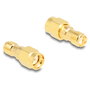 DeLOCK Adaptador RP-SMA macho a SMA hembra HBI59-1 Oro