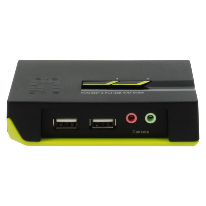 Level One KVM-0221 Switch KVM de 2 puertos USB con Audio Level One KVM-0221 Switch KVM de 2 puertos USB con Audio