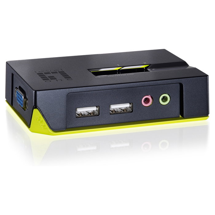 Level One KVM-0221 Switch KVM de 2 puertos USB con Audio Level One KVM-0221 Switch KVM de 2 puertos USB con Audio