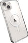 Speck Presidio Perfect Clear + Ms Funda para iPhone 14 Plus y 15 Plus con MagSafe, Transparente