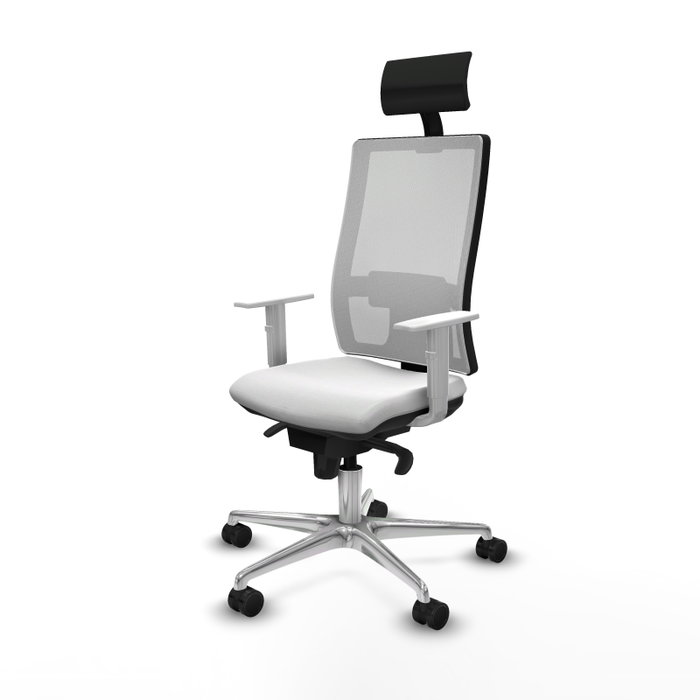 PIQUERAS Y CRESPO Silla de oficina Horna con mecanismo Sincro en Blanco PIQUERAS Y CRESPO Silla de oficina Horna con mecanismo Sincro en Blanco