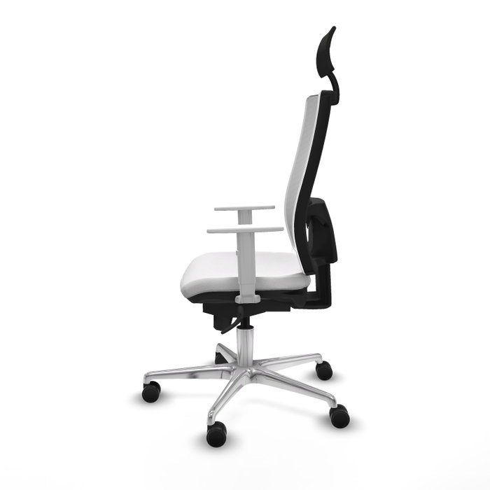 PIQUERAS Y CRESPO Silla de oficina Horna con mecanismo Sincro en Blanco PIQUERAS Y CRESPO Silla de oficina Horna con mecanismo Sincro en Blanco