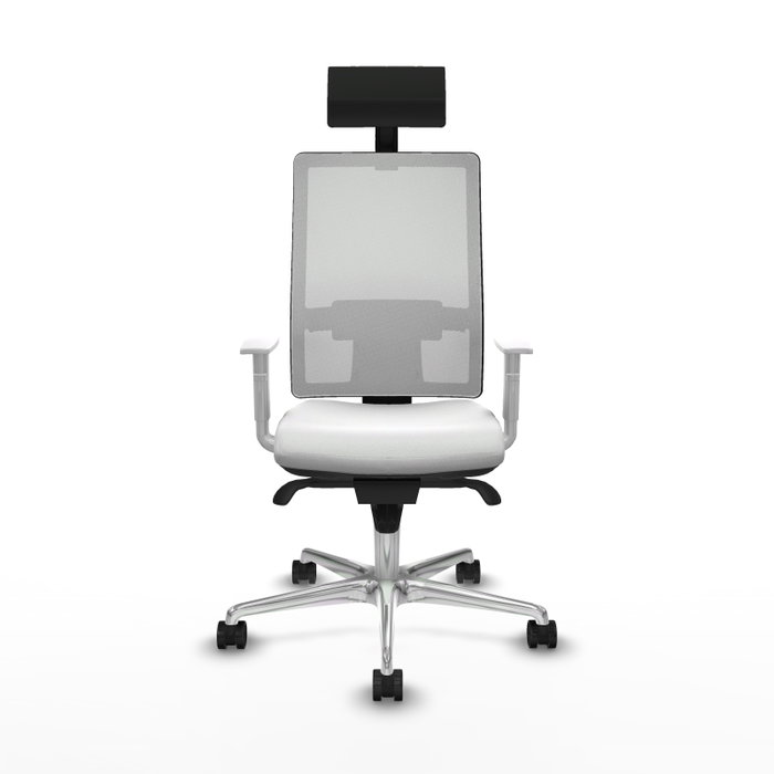 PIQUERAS Y CRESPO Silla de oficina Horna con mecanismo Sincro en Blanco PIQUERAS Y CRESPO Silla de oficina Horna con mecanismo Sincro en Blanco