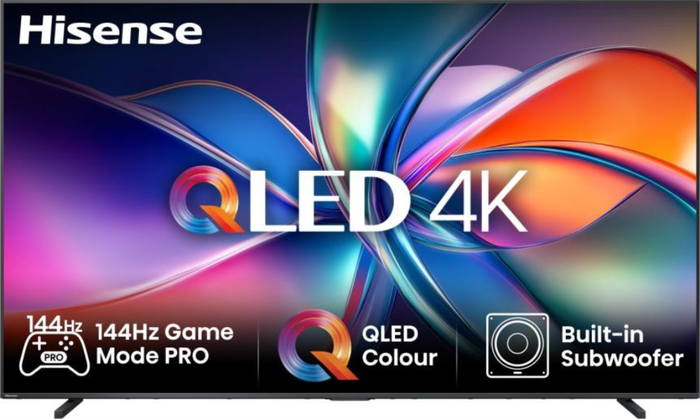 Hisense 98E7Q Smart TV 4K Ultra HD QLED de 98" (2,49 m) con HDR10+ y Dolby Vision, Negro