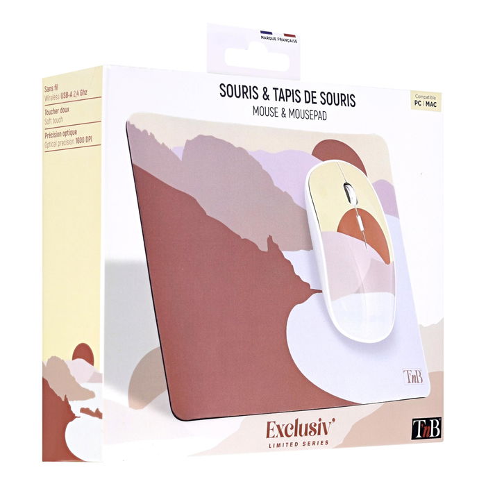 TNB EXCLUSIV COAST - Conjunto de ratón y alfombrilla TNB EXCLUSIV COAST - Conjunto de ratón y alfombrilla