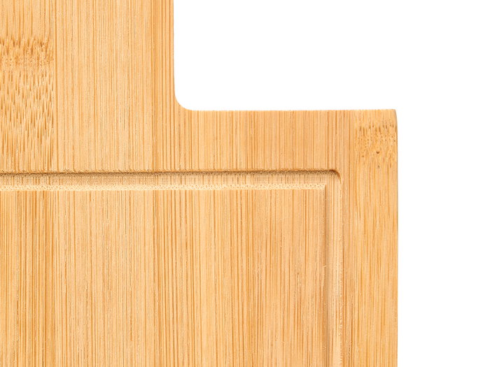 KINVARA Tabla de Bambú 14x50cm con Mango y Patas, Madera KINVARA Tabla de Bambú 14x50cm con Mango y Patas, Madera