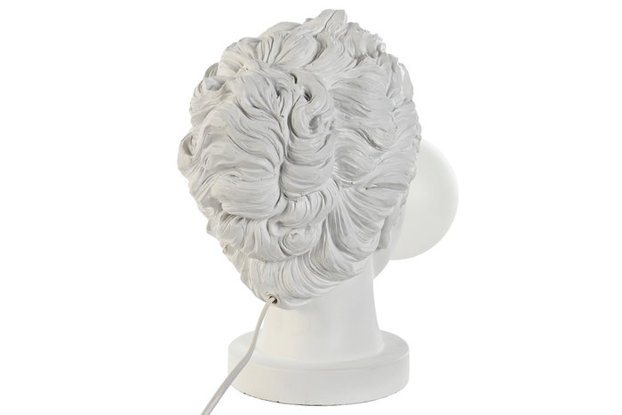 DKD Home Decor Lámpara Sobremesa Moderno Blanco 21 x 33 x 29 cm DKD Home Decor Lámpara Sobremesa Moderno Blanco 21 x 33 x 29 cm