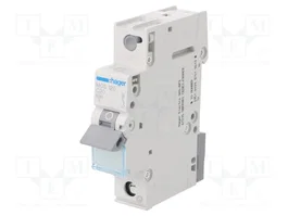 HAGER MCS120 Interruptor magnetotérmico 20A 1 Polo 6kA