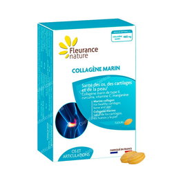 FLEURANCE NATURE Colageno Marino 30 Comprimidos - 15 Dias con Glucosamina, Condroitina y Vitamina C para Articulaciones y Piel