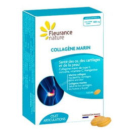 FLEURANCE NATURE Colageno Marino 30 Comprimidos - 15 Dias con Glucosamina, Condroitina y Vitamina C para Articulaciones y Piel