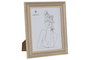 DKD Home Decor Marco de Fotos Acolchado de Lino 26x31 cm Natural