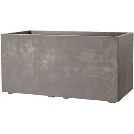 Deroma Maceta Millennium Rectangular con Depósito de Agua, 73L, 79cm, Color Marrón - Ref. 9H916SZ