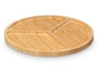 Kinvara Bandeja 3 Cavidades Bambú 30x30x1.5 cm (Set de 12)