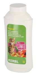 Kerbl Desodorante Tropical para Caseta Gato 700g, Concentrado en Polvo, 30 Aplicaciones, Fragancia Fresca
