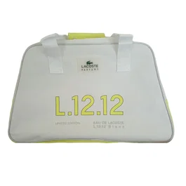 Lacoste Bolsa de tela Eau de Lacoste L.12.12 Blanc Blanco
