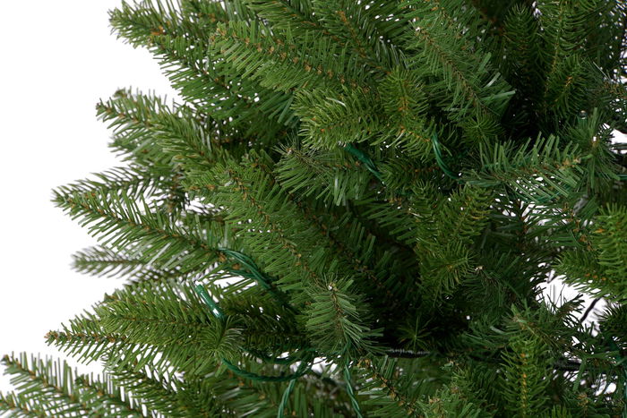 DKD Home Decor Árbol de Navidad Tradicional Verde 180 cm alto x 120 cm ancho x 120 cm largo 340 leds