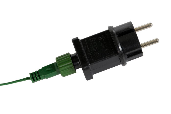 DKD Home Decor Árbol de Navidad Tradicional Verde 180 cm alto x 120 cm ancho x 120 cm largo 340 leds