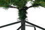 DKD Home Decor Árbol de Navidad Tradicional Verde 180 cm alto x 120 cm ancho x 120 cm largo 340 leds