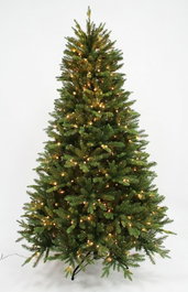 DKD Home Decor Árbol de Navidad Tradicional Verde 180 cm alto x 120 cm ancho x 120 cm largo 340 leds