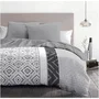 Home Linge Passion Juego nórdico ETHNO de microfibra 240 x 260 cm + 2 fundas almohada 63 x 63 cm