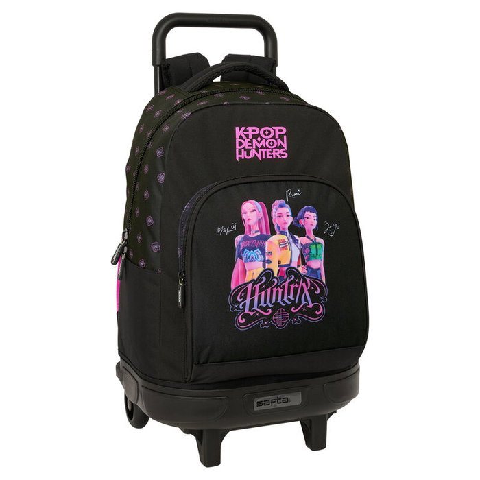 Safta Mochila con ruedas K-pop Demon Hunters negra Safta Mochila con ruedas K-pop Demon Hunters negra