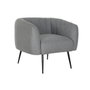 DKD Home Decor Sillón de Poliéster y Metal Gris