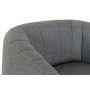 DKD Home Decor Sillón de Poliéster y Metal Gris