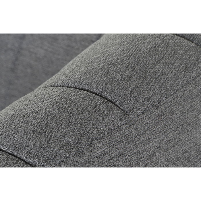 DKD Home Decor Sillón de Poliéster y Metal Gris DKD Home Decor Sillón de Poliéster y Metal Gris