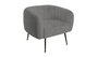 DKD Home Decor Sillón Scandi Gris Negro 81x75x73 cm