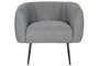 DKD Home Decor Sillón Scandi Gris Negro 81x75x73 cm